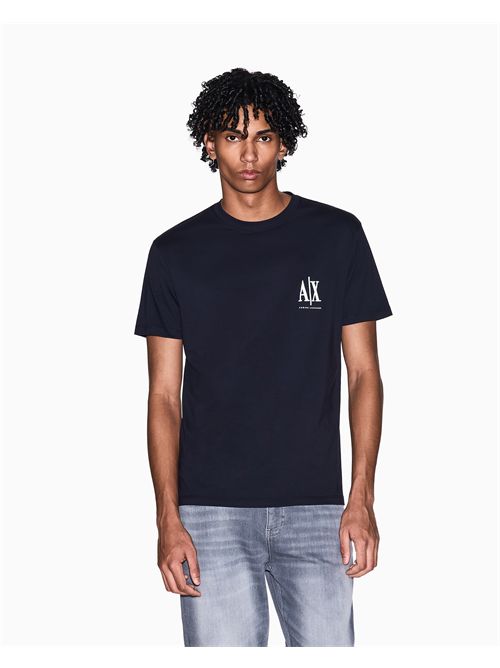 T-Shirt Regular Fit in Jersey di Cotone ARMANI EXCHANGE | XM000365AF12308/UB101